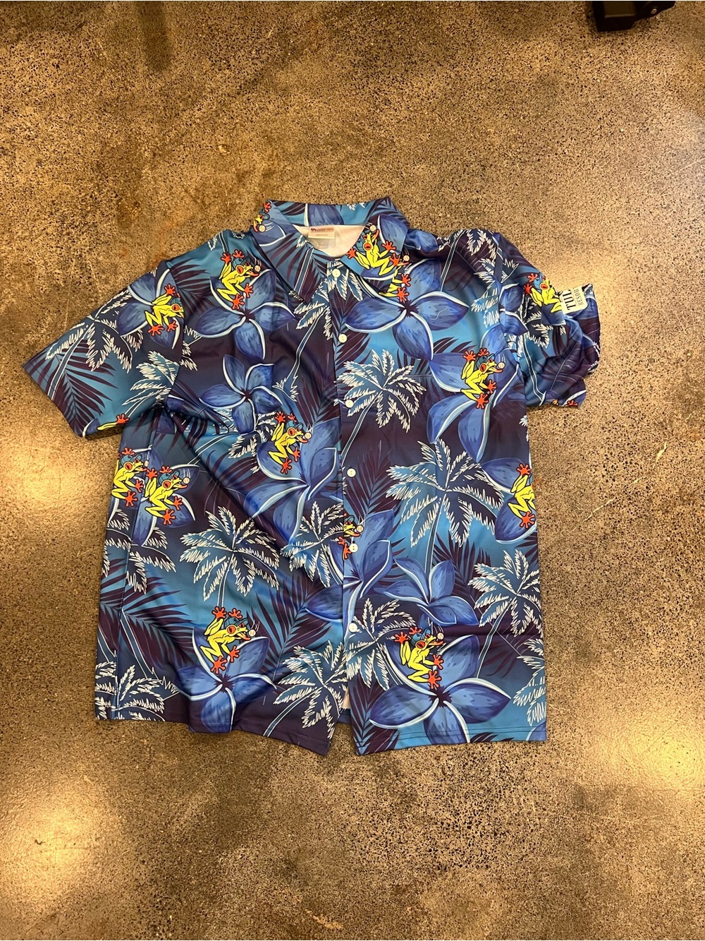 Unisex Aqua Sox Seattle Mariners  Blue Tropical Floral Short-Sleeve Shirt